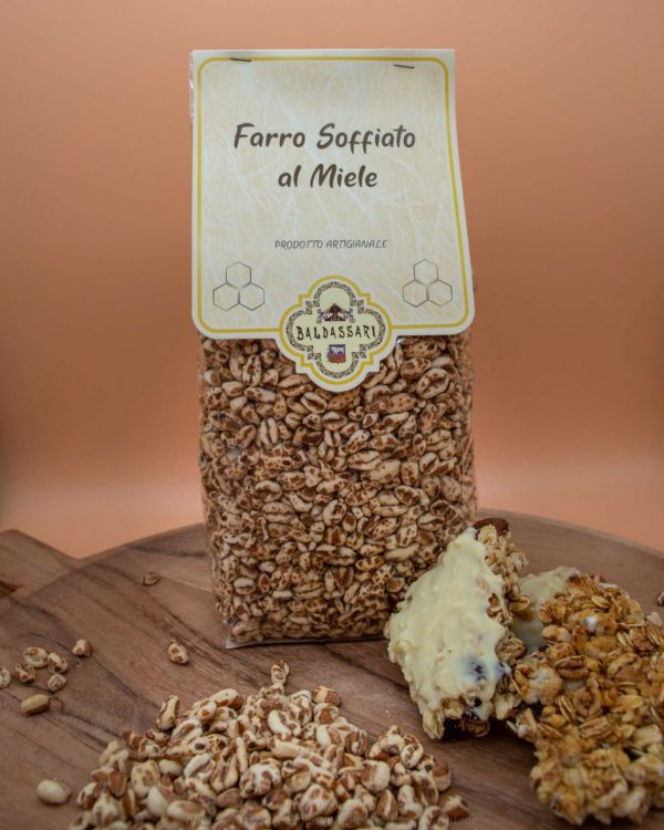 Farro soffiato al miele, al cacao e semplice - immagine 3